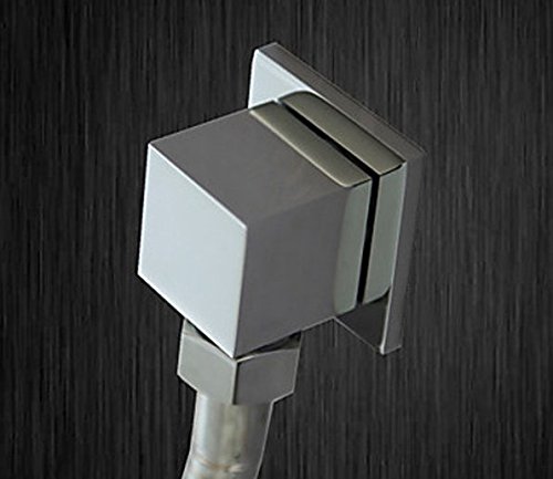 Pomme de douche LED 20cm changeant de couleur avec jets de corps