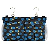 Fijación segura: el marco de alambre en forma de U y la combinación y un método de fijación secreto garantizan que el organizador de mesita de noche se mantenga en diferentes superficies.