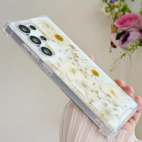 Cute Real Flowers for Samsung Galaxy S26 Ultra Case for Women & Girly — view 6