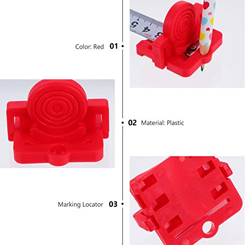 DOITOOL 2Pcs Centro Scriber Ferramentas de Marcação Linha de Marcação Scriber Carpintaria Centro Ris
