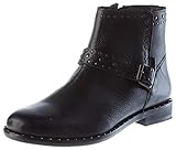 Estos botines altos adornados con una hebilla presentan un estilo elegante y característico