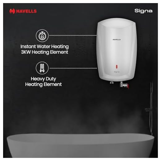Havells Signa 5L Instant Water Heater(Geyser) with Anti Rust Aqua Shield| Twin LED Indicator| Shock Proof Body| ISI Marked| Fire Retardant Power Cord| Warranty- 5Yr on inner tank & 2Yr comprehensive