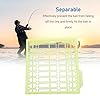 30Sheets Fishing Bait Hair Stoppers - Plastic Grid Type Hair Rig Boilie Stops for Carp Fishing, Lake and River Fishing Tackle Accessories(Yellow) #2