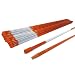 The ROP Shop |1/4 Inch (Pack of 20) Orange 48 Inch Reflective Driveway Markers, Snow Stakes Poles for Snow Plowing Driveways, Parking Lots, Walkways, Sidewalks