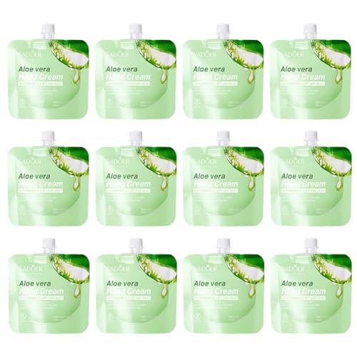 12 unidades de crema de manos para manos secas, hidratante diaria, nutritiva, crema de manos, fragancia, loción de manos, tamaños aptos para viajes, 30 g