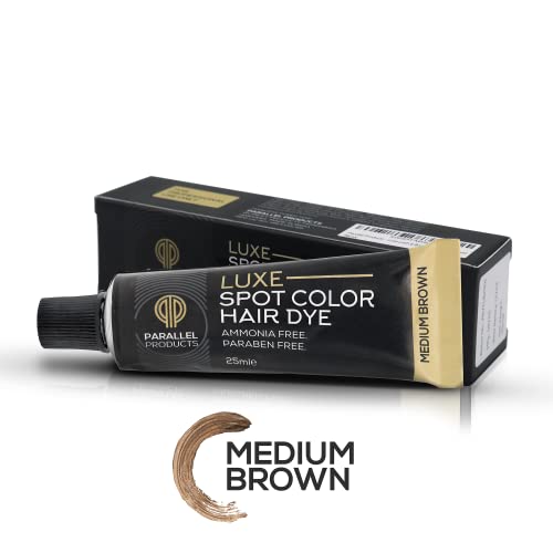 Parallel Products - Luxe Color (Medium Brown) - Cream Hair Dye - 25Ml - Tint For Professional Spot Coloring - Covers Grey Hair - Root Touch-Up #TOP4