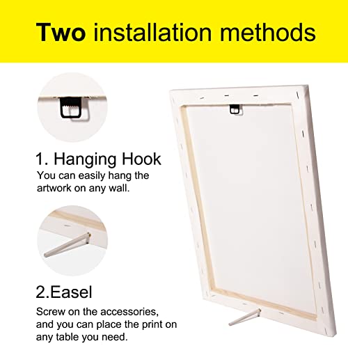 Cityscape Art Canvas Wall Art Modern Abstract Colorful New York Skyline Canvas Print Painting Office Home Wall Decor Framed Gift 12X15 Inch #TOP2