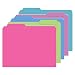 Top Notch Teacher Products Mini File Folders (25 Pack), Galactic Colors