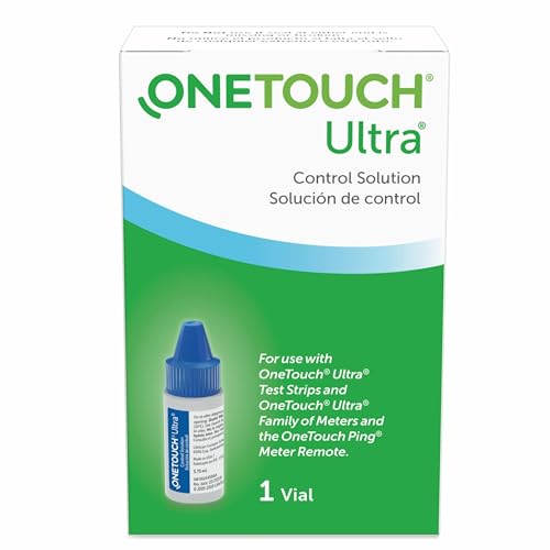 OneTouch Ultra Control Solution for Blood Glucose Meters Test Strips - 0.126 Fl Oz