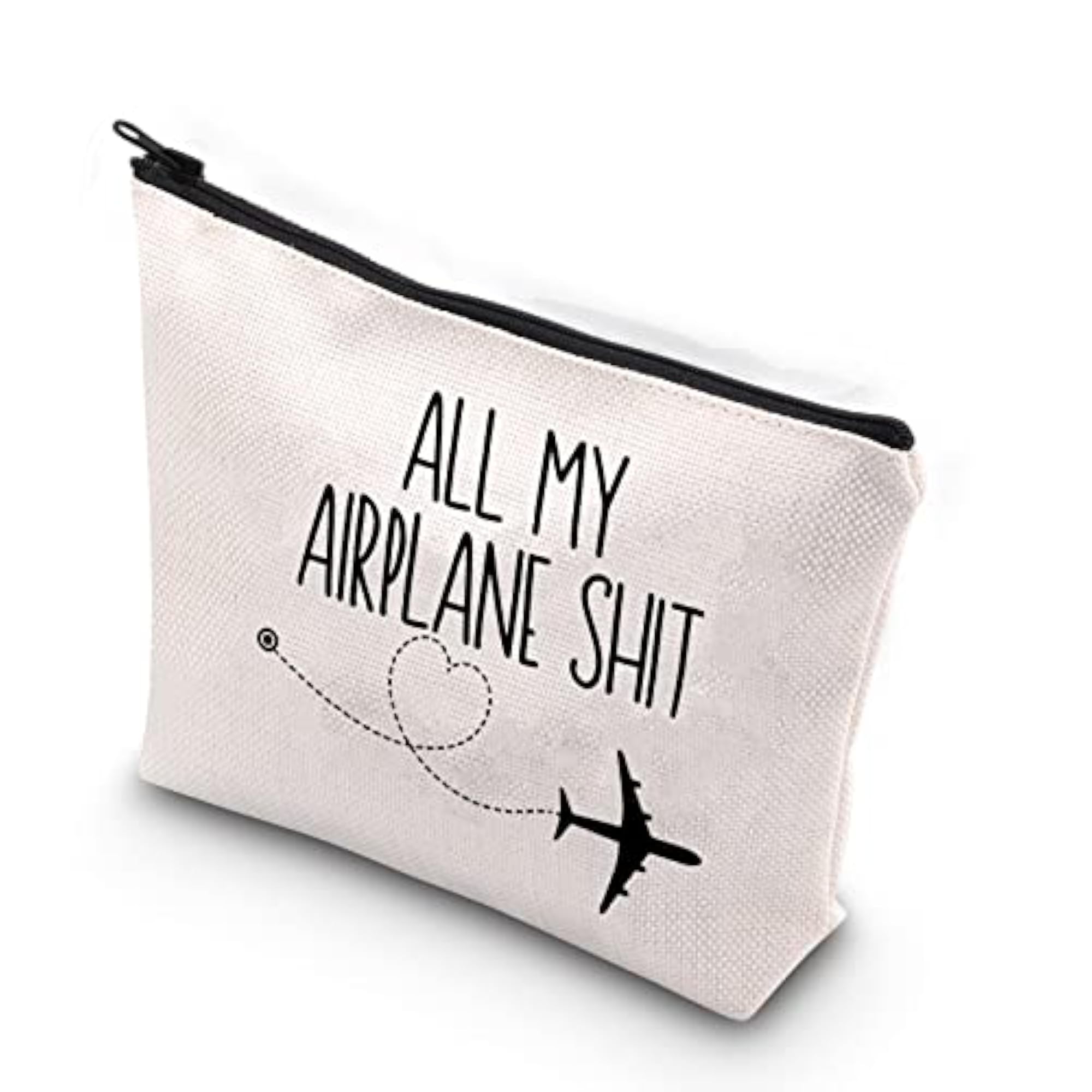 All My Airplane Sh*t Accessory Pouch, Travel Makeup Bag