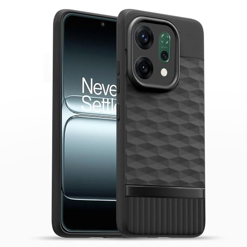Image of amazon basics Shockproof Case for Oppo Reno14 Pro 5G | Full Camera Protection | TPU Flexible Back Cover for Oppo Reno14 Pro 5G (Matte Black)