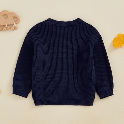 Toddler Baby Boy Girl Football Outfit Notre Dame Pullover Sweater Long Sleeve Knit Sweatshirt Spring Fall Clothes4