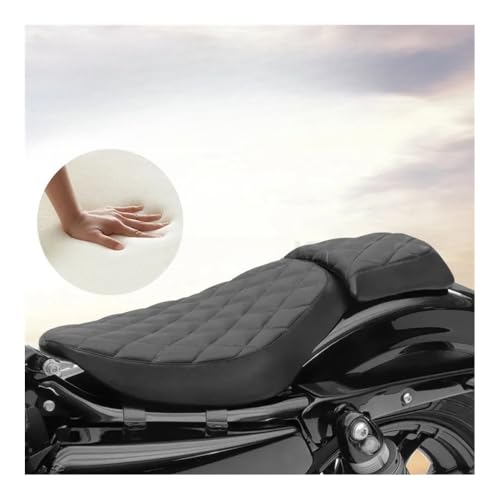 Almohadillas para motocicleta Sportster 1200 y 883 cojines de asiento delantero y trasero 6