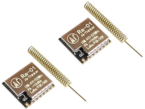 TECNOULAB 2 uds Ra-01 Lora 433MHz Ra01 módulo de transmisión de