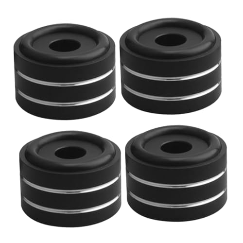 Patas de altavoces de aluminio para reducción de vibraciones en audio