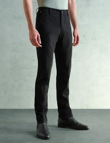 Image of Arrow Sport Men Slim fit Cotton SolidMid Rise waistTrousers