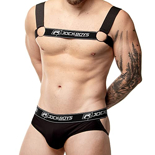 Jockstrap + Harness Masculino Jock Boys, Kit Completo