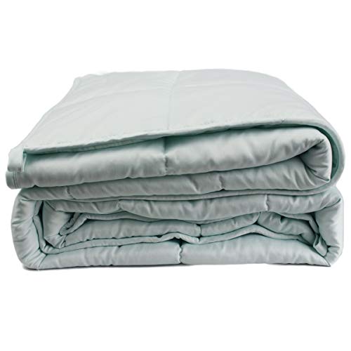 Dreambeauty Cooling Weighted Blanket Mint Green Color with Glass Beads