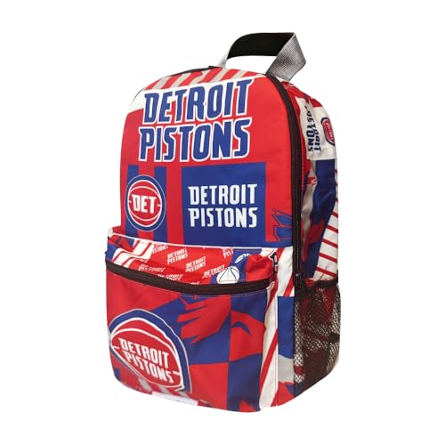 Pro Specialties Group Detroit Pistons b2s Backpack TM1883 Durable, Spacious, and Stylish Gear for Hiking, Travel, and Everyday Use For adult