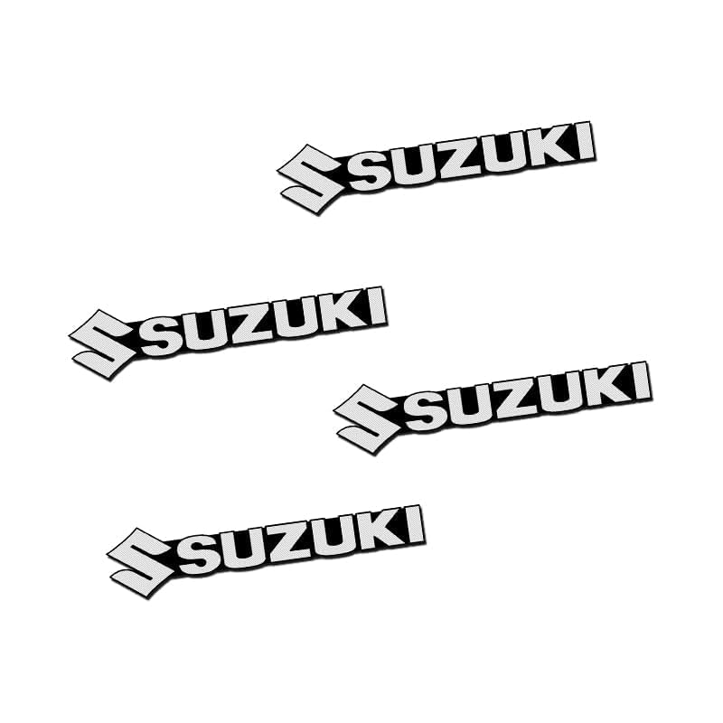 GDUTBC Auto Emblèmes pour Suzuki SX4 Vitara S-Cross Jimmy Swift Grand Vitara Alto, Lettre Stickers 3D Avant et Arrière Capot Coffre Calandre Emblèmes...