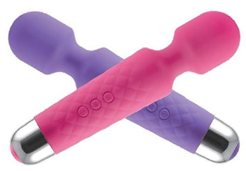 Personal Premium Magic Waterproof Mini Wand Massage, Mini Cordless Handheld Rechargeable Neck Shoulder Back Body Massage with 20 Powerful Pulsating Patterns for Sports Recovery & Muscle Aches Relief