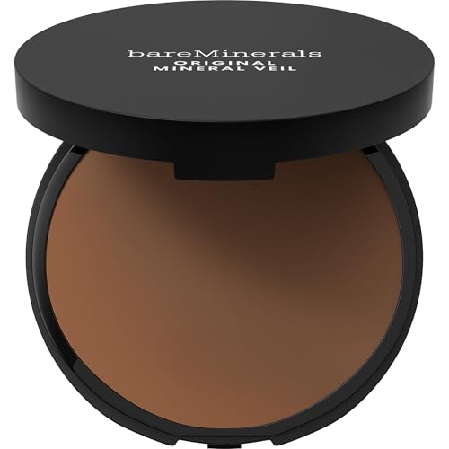 bareMinerals Original Mineral Veil Talc-Free Pressed Setting Powder, Weightless Blurring & Matte Finishing Powder, Pore Minimizer, Extends Makeup Wear, Vegan