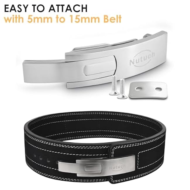 Lever Buckle Stainless Steel for Weightlifting Belts | Replacement Lever Buckle for Weight Lifting and Powerlifting Belts | Stainless Steel Lever Buckle Weight Lifting Belt