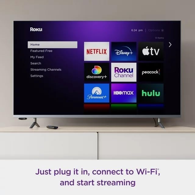 Miniatura 7 de Roku Express (nuevo) dispositivo de transmisión HD, con cable HDMI de alta velocidad y control remoto simple (sin controles de TV), configuración