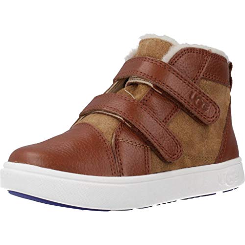 Image of UGG Unisex Kids Rennon Ii Sneaker, Chestnut, 5 UK Child