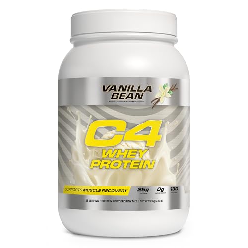 Cellucor C4 Whey Protein Powder, Vanilla Bean - 25g Protein, 0g A...