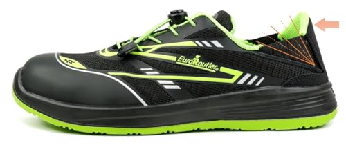 Euroroutier Hybrid Tech S1 Src, Ciabatte, Scarpe Antinfortunistiche (Verde, Sistema Taglie Calzature Eu, Adulto, Numero, Media, 48)
