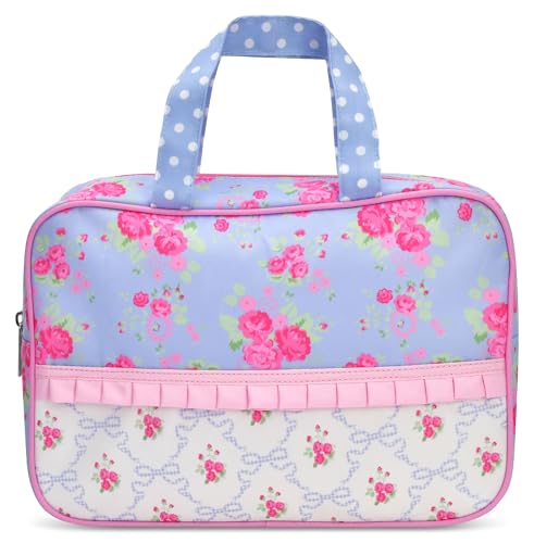 Trousse à maquillage en nylon spacieuse iscream pour ranger vos grands pinceaux