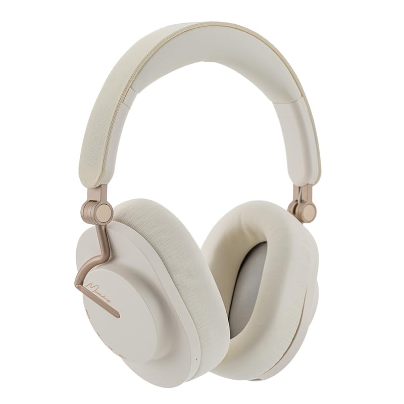 Moondrop Edge Full-Scene Immersive Series Hi-Fi Portable Wireless ANC Headphone Foldable Lightweight Headphone (Creamy White)