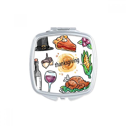 Miroir compact de maquillage transportable et petit miroir main - 2