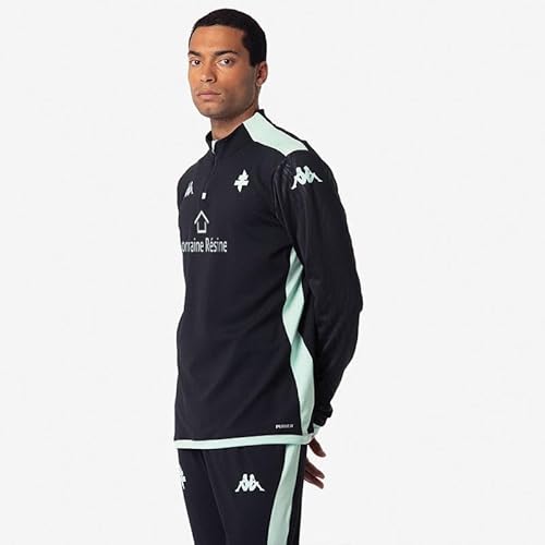 Kappa ABLAS Pro 8 FC METZ Sweat FCM | Man | Size M | Black/Green Water