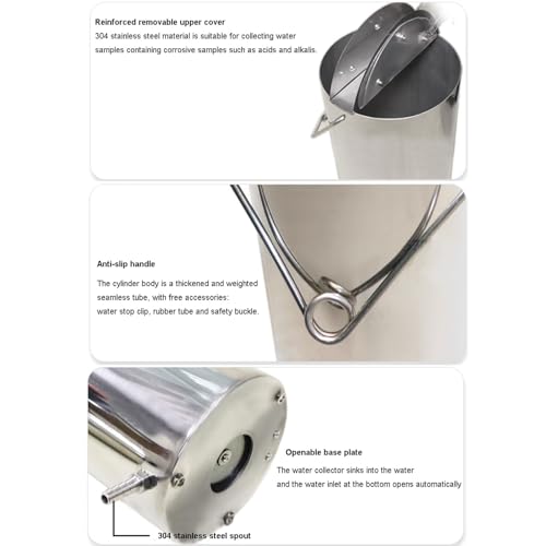 Échantillonneur d'eau de surface et profondeur pour analyse 1L - 5