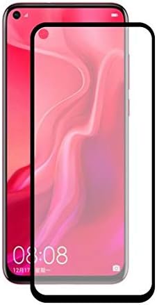 KSIX smart your tech Tempered Glass Screen Protector for Huawei Nova 4, Thickness 0.33 mm, Black, Black/White