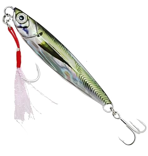 OHF メタルジグ セット 30g 40g メタルジグセット 10個セット ライブ アシストフック付き (30) 4枚目