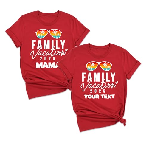 2025 Custom Family Vacation Trip Shirt, Family Matching Shirt, Family Travel Summer Shirt2
