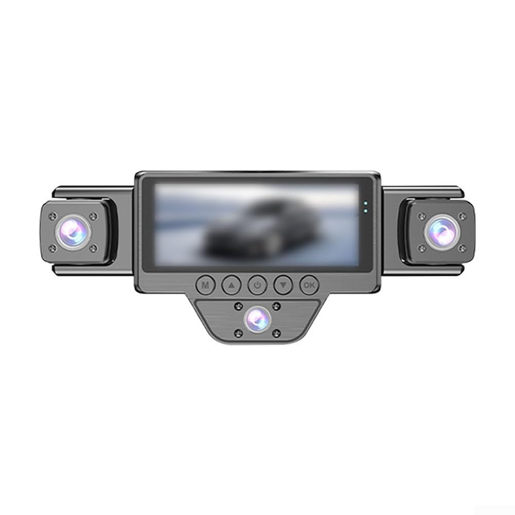 5-kanałowy do kamery samochodowej 1080P WiFi 24H Parking (4 rejestratory) | Widok 360° z przodu/z tyłu/z boku, wideo HD 1080P, sterowanie aplikacją WiFi, tryb parkowania 24h, wytrzymały materiał ABS