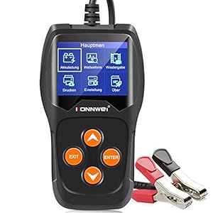KONNWEI KW600 12V professionele accutester 100-2000 CCA 220AH auto-accuanalyzer batterijstatus testtool voor auto/boot…