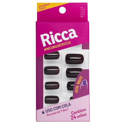 Amazon.com.br: Unhas Ricca Chocolate, Ricca