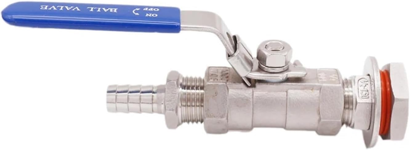 Wine Making- Home Brewing 1/2" NPT Weldless Stainless Steel 304 Ball Valve & Spigot, Suitable Brew Kettles, Homebrew Hardware Wine Accessories