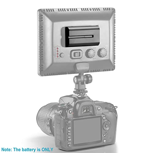 Neewer 7.4V 2600mAh Rechargeable Li-ion Battery Pack Replacement for Sony NP-F550/570/530, Compatible with Sony HandyCams, Neewer Nanguang CN-160,CN-216,CN-126 Series LED Light and Chromo Inc., Polaroid Other LED On-Camera Video Lights Using NP-F550 Batteries