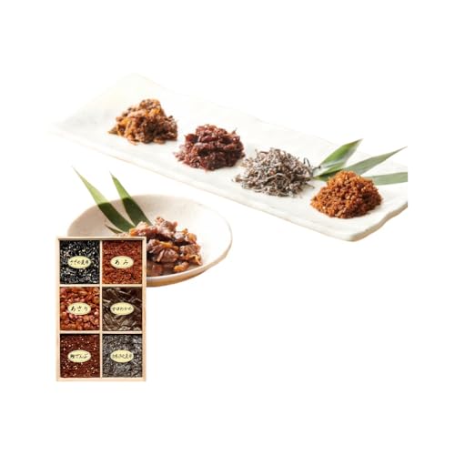 佃煮6種詰合せ 佃煮 セット あさり あみ さざめ昆布 甘口わかめ 白糸汐吹昆布 鰹でんぶ 日本料理 ギフト お祝い 贈答用 グルメ