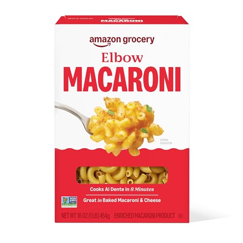 Amazon Grocery, Elbow Macaroni, 16 Oz (Previously Amazon Fresh, Packaging