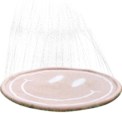 Bouncee Splash Pad Sprinkler for Kids - 68" Outside Mini Pool for...