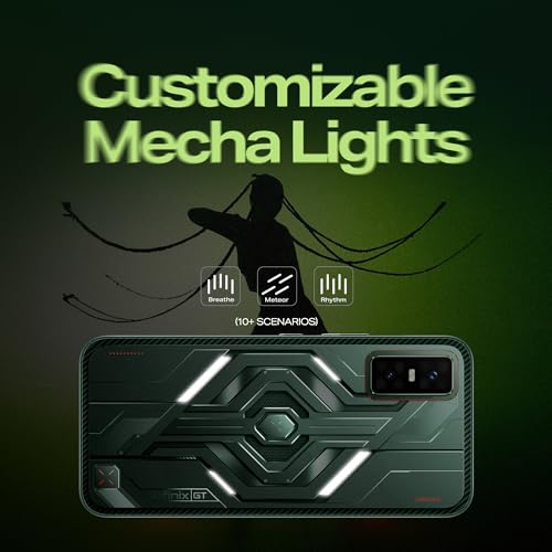 Image of Infinix GT 30 5G+ (Blade White, 8GB RAM, 128GB Storage) | Cyber Mecha Deisgn with LED Lights | 90FPS on BGMI | 1.5K 144Hz AMOLED Display | Segment's 1st Gaming Triggers | 64MP Sony Camera | Infinix AI