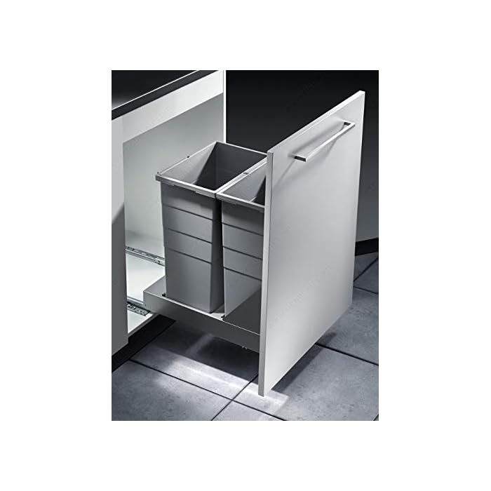 Buy Richelieu Hailo RH461640100 Series Bottom Mount Double Bin Trash