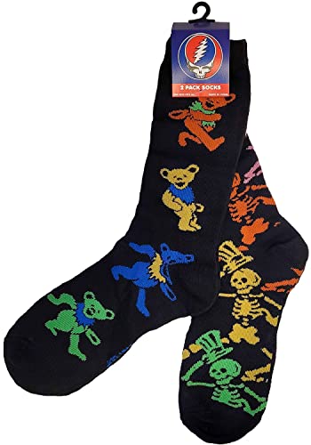Calcetines para adultos Grateful Dead: dale un toque multicolor y retro a tu look diario